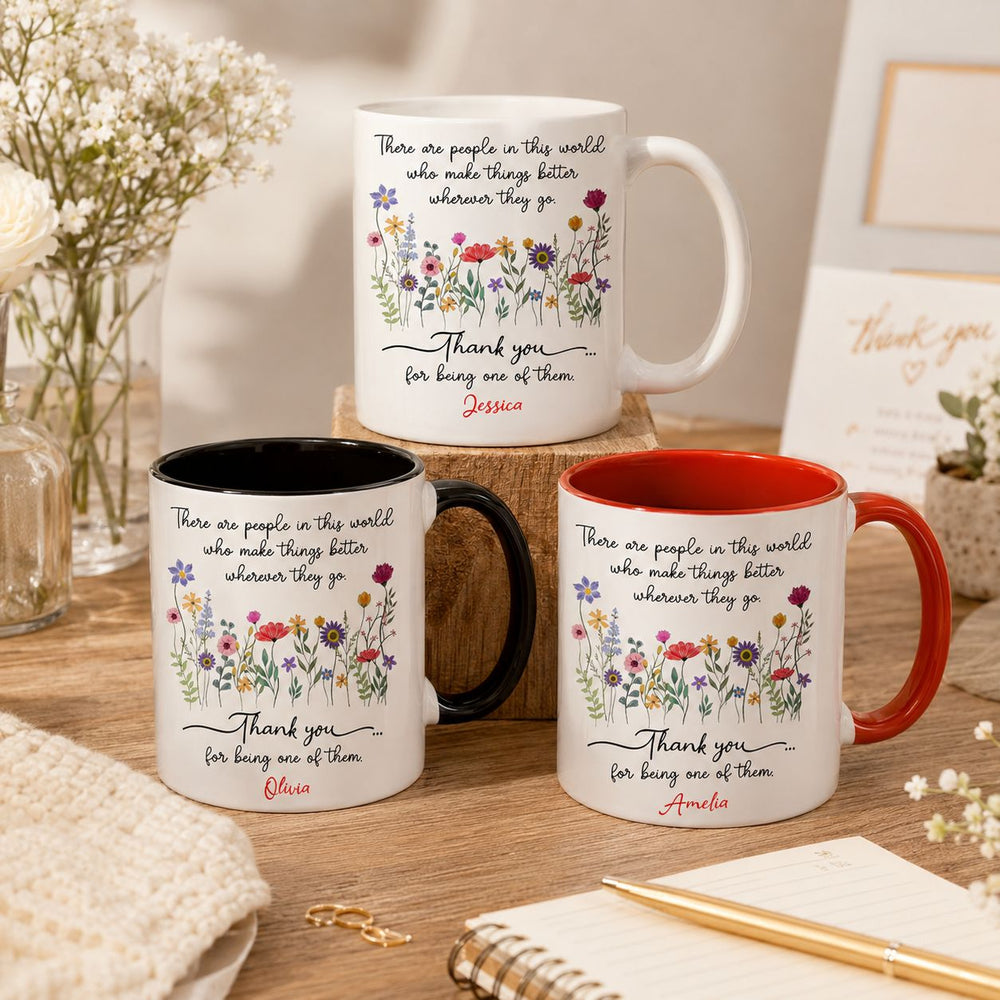 Thank You Gift, Custom Thank You Coffee Mug, Gift For Coworker, Teacher, Mentor, Retirement - Personalized Mug | Meaningful Appreciation Gift