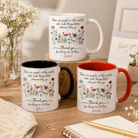 Thank You Gift, Custom Thank You Coffee Mug, Gift For Coworker, Teacher, Mentor, Retirement - Personalized Mug | Meaningful Appreciation Gift