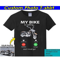 My Motorbike Is Calling Kids T-Shirt – Funny Biker Motorcycle Shirt for Boys & Girls, Motorcycle Lover Tee - PSTG2DTS000022