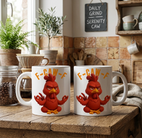 Funny Crow F-Caw-F - Personalized Mug