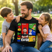 Best Dad Ever Arcade Theme - Personalized Shirt