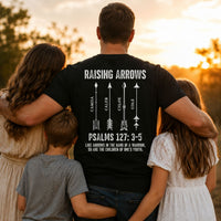 Raising Arrows Christian Dad Kids' Names - Personalized Shirt
