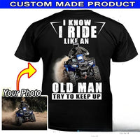 Funny Motocross Personalized T-Shirt – MX Rider Shirt, Unique Gift for Biker Dad or Grandpa - PSTG2DTS000032