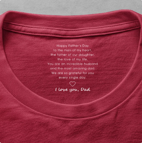 Happy Father's Day To The Man Of My Heart - Personalized Shirt