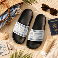 Girls Trip Summer - Personalized Sandals | Fun Beach Vacation Gift