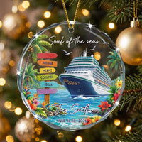 Custom Cruise Trip Christmas Ornament - Personalized Family Travel Gift