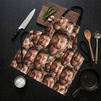 Personalized Funny Face Apron – Custom Photo Kitchen & BBQ Apron Gift