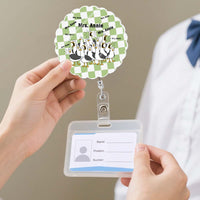 Personalized Funny Seagulls Acrylic Badge Reel – Custom Teacher Name Retractable ID Card Holder Gift