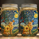 Custom Photo Pet Memorial Stained Glass Sunflower - Personalized Night Light