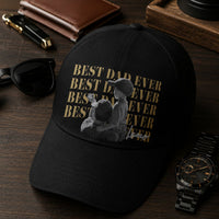 Best Dad Ever Custom Vintage Photo - Personalized Cap | Custom Dad Hat