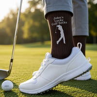 Lucky Golf Socks - Personalized Socks | Fun Gift For Golf Lovers