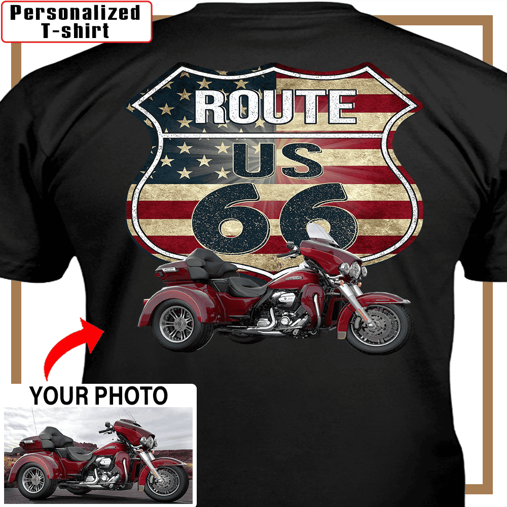 Personalized Motorcycle T-shirt, Motorcycle Custom Photo T-shirt, funny gift for Bikers - PSTG2DTS000005