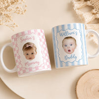 Baby Face Mug Father's Day Gift For New Dad, Husband - Personalized Mug | Funny First Father’s Day Gift For Daddy