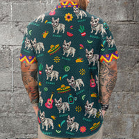 Dia De Los Muertos Custom Pet Photo Latinos Mexican - Personalized Hawaiian Shirt