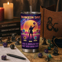 Dungeon Dad Like A Regular Dad With More Dice - Personalized Tumbler