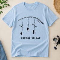 Hooked On Dad, Grandpa - Personalized Shirt