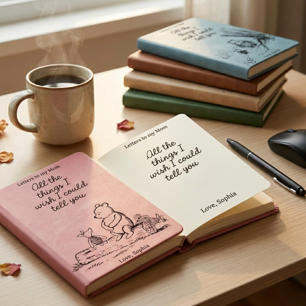All The Things I Wish I Could Tell You Remembrance Keepsake - Personalized Journal | Custom Memorial Memory Notebook Gift