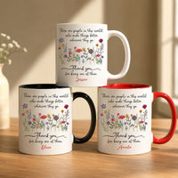 Thank You Gift, Custom Thank You Coffee Mug, Gift For Coworker, Teacher, Mentor, Retirement - Personalized Mug | Meaningful Appreciation Gift