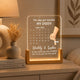 Father's Day Gifts, First Father's Day Gift - The Day You Became My Daddy - Custom Calendar - Personalized Night Light | Meaningful Gift For New Dad
