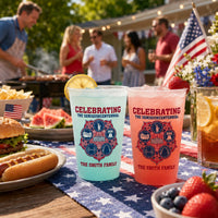 Celebrating America's Semiquincentennial - Personalized Cups | Patriotic Party Cups