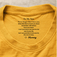 Never Forget That I Love You Son - Personalized Shirt