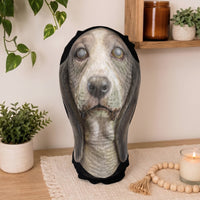 Custom Funny Animal Face Balaclava Mask, Personalized Pet Halloween Costume Hood