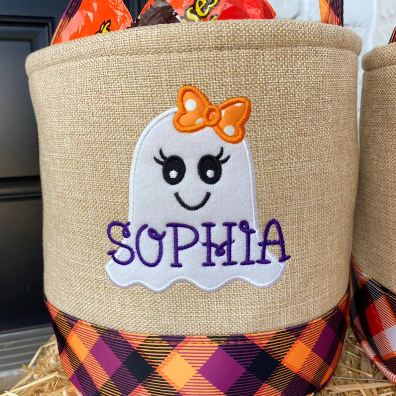 Personalized Halloween Trick-or-Treat Bucket