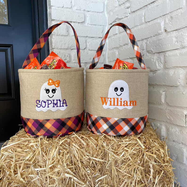 Personalized Halloween Trick-or-Treat Bucket