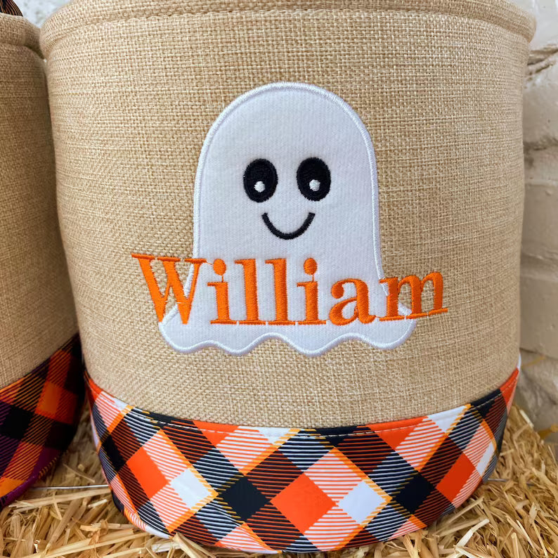Personalized Halloween Trick-or-Treat Bucket