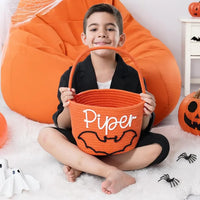 Handmade Halloween Personalized Halloween Storage Basket LD02
