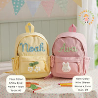 Custom Kids First Day of School Embroidered Kids Backpack LD03