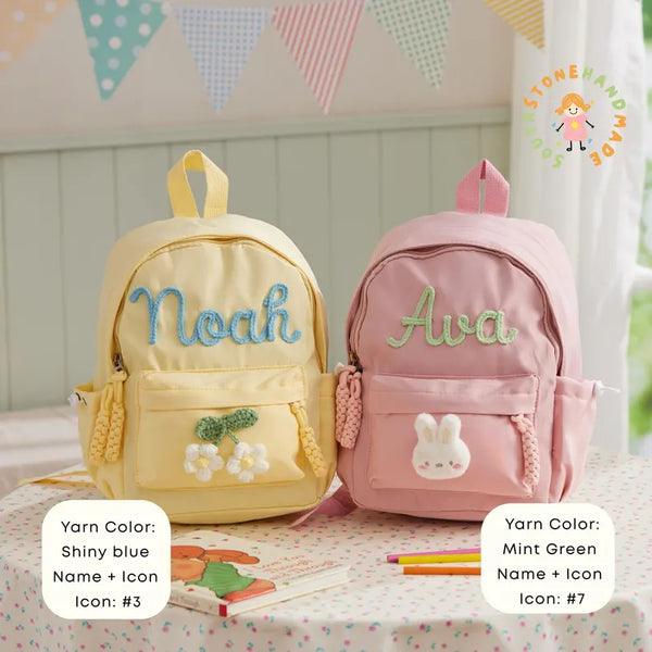 Custom Kids First Day of School Embroidered Kids Backpack LD03