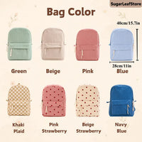 Toddler Preschool Name Embroidered Kids Backpack LD08