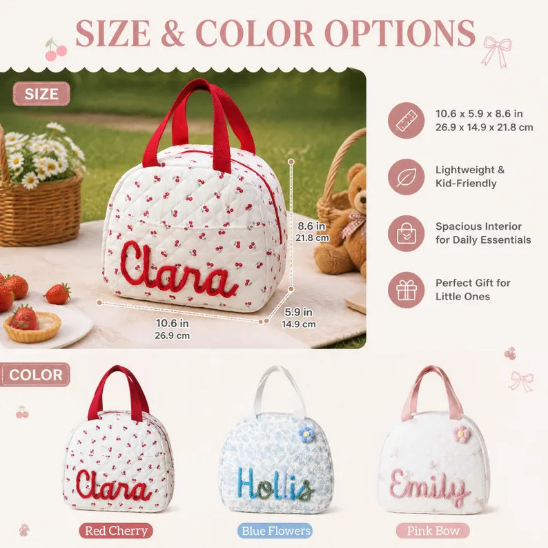 Customizable Named Kid Lunch Bag LD01