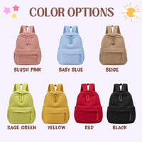 Custom Name Daycare Embroidered Kids Backpack LD01