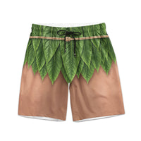 Funny 3D Muscular Hawaiian Beach Shorts - Tropical Summer & Bachelor Party Shorts