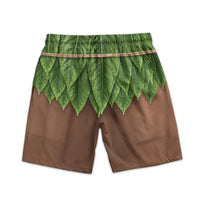 Funny 3D Muscular Hawaiian Beach Shorts - Tropical Summer & Bachelor Party Shorts