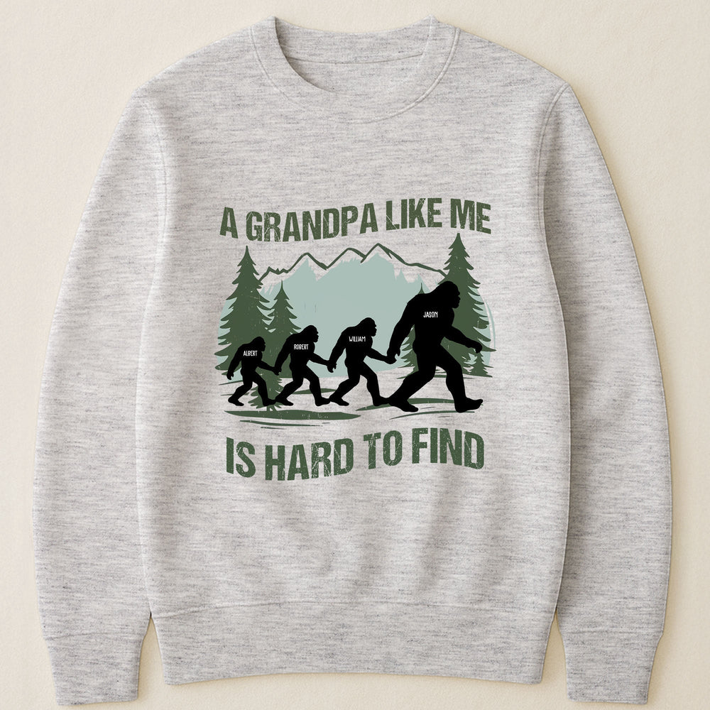 Father's Day Gifts, Funny Bigfoot For Dad, Grandpa, Custom Kids' Names - Personalized Shirt