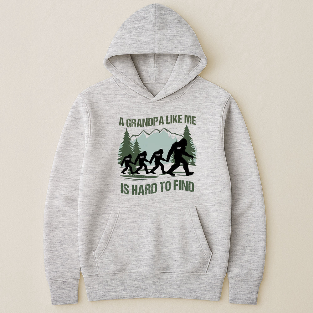 Father's Day Gifts, Funny Bigfoot For Dad, Grandpa, Custom Kids' Names - Personalized Shirt