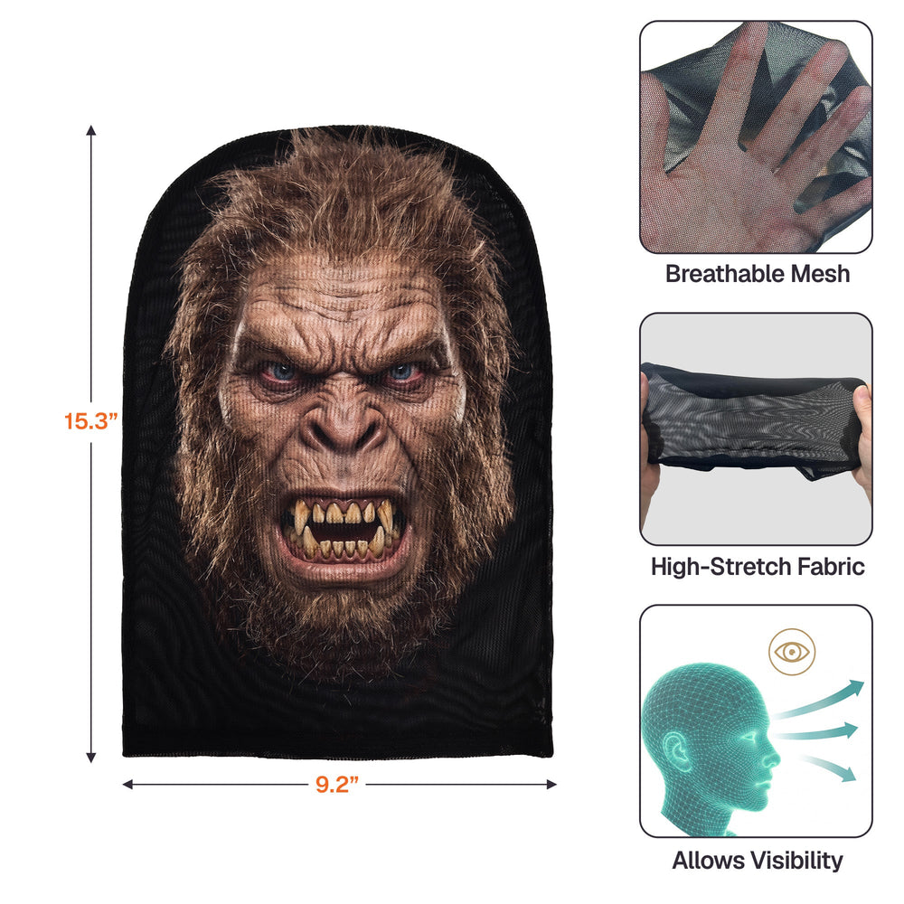 Mystical Cryptid Balaclava Mask - Breathable Halloween Costume Hood