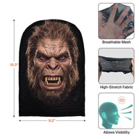 Mystical Cryptid Balaclava Mask - Breathable Halloween Costume Hood