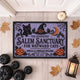 Personalized Salem Sanctuary For Wayward Cats Doormat - Custom Halloween Black Cat Welcome Mat