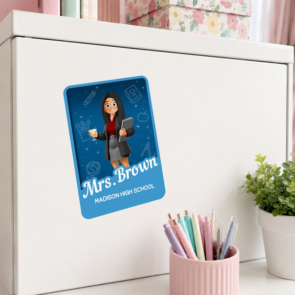 Teacher Toy Box Theme - Personalized Magnet For Teacher