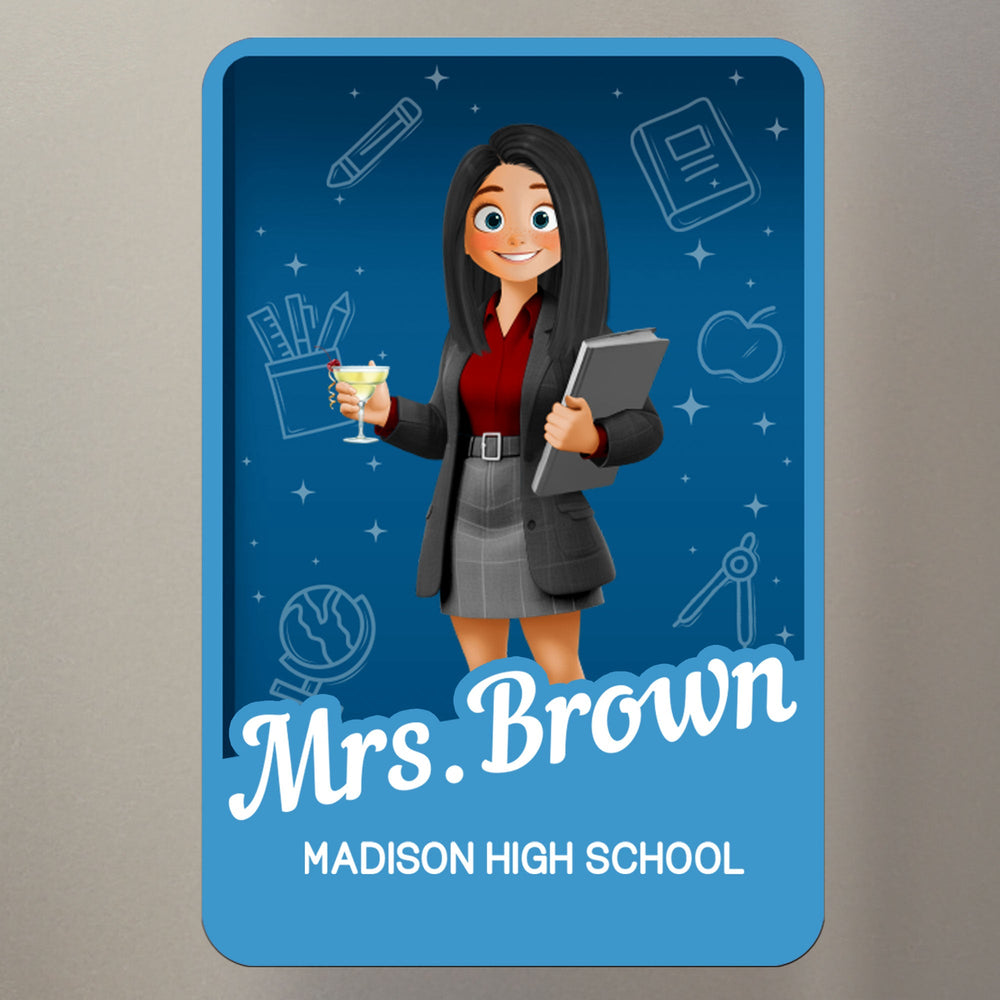 Teacher Toy Box Theme - Personalized Magnet For Teacher