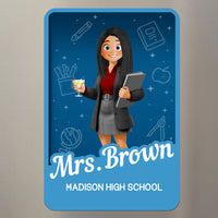 Teacher Toy Box Theme - Personalized Magnet For Teacher