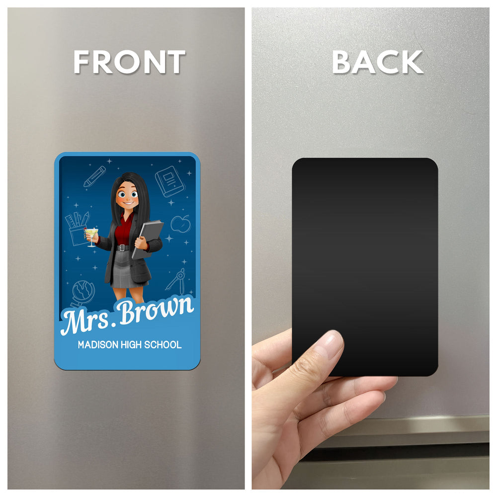 Teacher Toy Box Theme - Personalized Magnet For Teacher