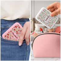 Vintage Birth Month Flower – Personalized LED Compact Mirror